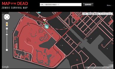 Map of the Dead 東京ディズニーランド
