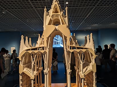 東京国立近代美術館 ガウディとサグラダ・ファミリア展 模型